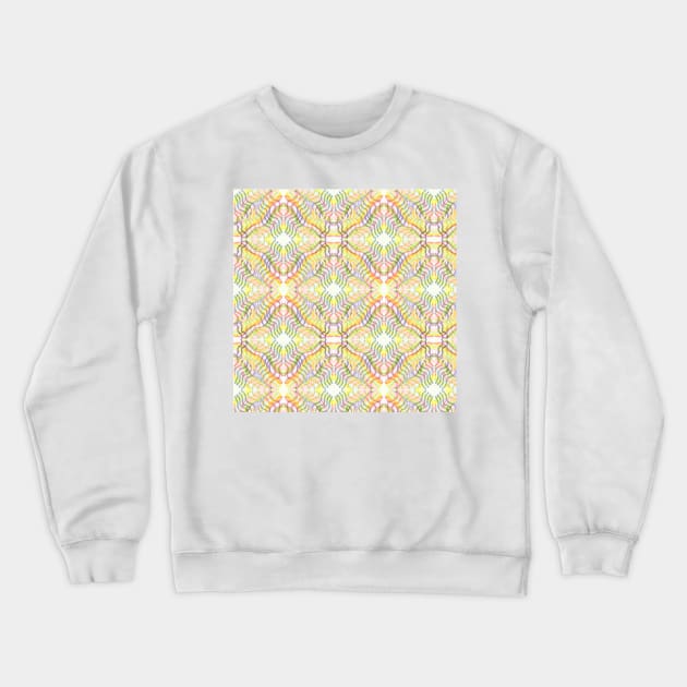 water color , watercolor , diamonds , animal print Crewneck Sweatshirt by justrachna